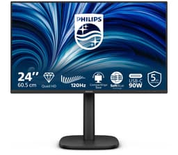 Philips 24B2U3601 computer monitor 60,5 cm (23.8") 2560 x 1440 Pixels Quad HD LCD Zwart — thumbnail 1
