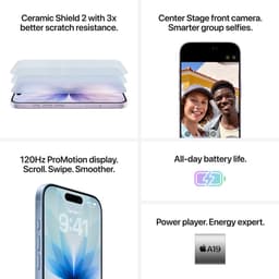 Apple iPhone 17 16 cm (6.3") Dual SIM iOS 26 5G USB Type-C 512 GB Lavendel — thumbnail 7