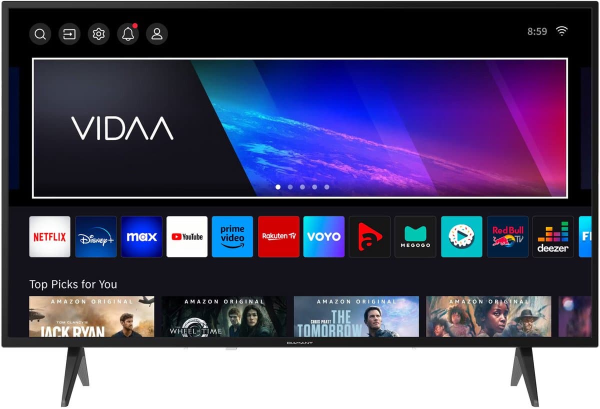 Horizon Smart TV 24 inch - LED Televisie - Diamant Serie HD - WiFi - Netflix — afbeelding 1