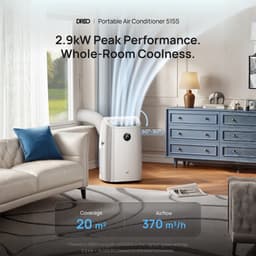 DREO Portable Air Conditioner 515S – 12.000 BTU Mobiele Airco – Ontvochtiger & Ventilator – App & Spraakbediening — thumbnail 12