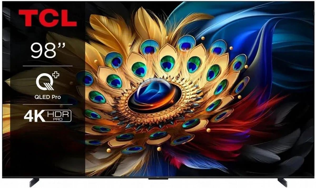 TCL 98C655 - Televisie - Ultra HD - Smart TV - Wifi - 98 inch - QLED — afbeelding 1