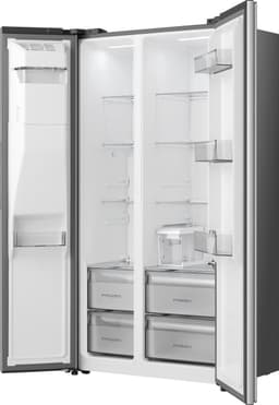 Hisense RS5P528STIE - Amerikaanse koelkast - RVS - No-Frost - 178 cm hoog - 528 liter - Energielabel E - Invriesvermogen 10 kg/24u - Geluidsniveau 40 dB(A) - IJs- en waterdispenser - LED Display - FastFreeze - Deuralarm - Interverter Compressor — thumbnail 25