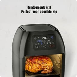 Core® Airfryer xl - Airfryer xxl - Heteluchtfriteuse - Zwart- 31cm x 31cm x 38cm — thumbnail 3