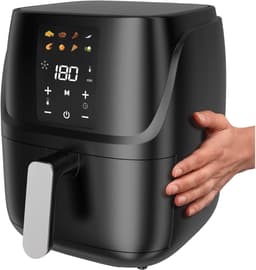 SAVI® Airfryer XXL - Mini-oven - Heteluchtfriteuse - 3L - 8 Programma's - Zwart - 33cm x 31cm x 25cm — thumbnail 5
