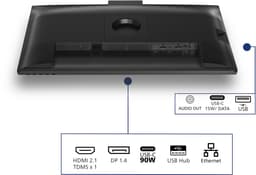 Philips 3000 series 27B2U3601H/00 computer monitor 68,6 cm (27") 2560 x 1440 Pixels Quad HD LCD Zwart — thumbnail 8
