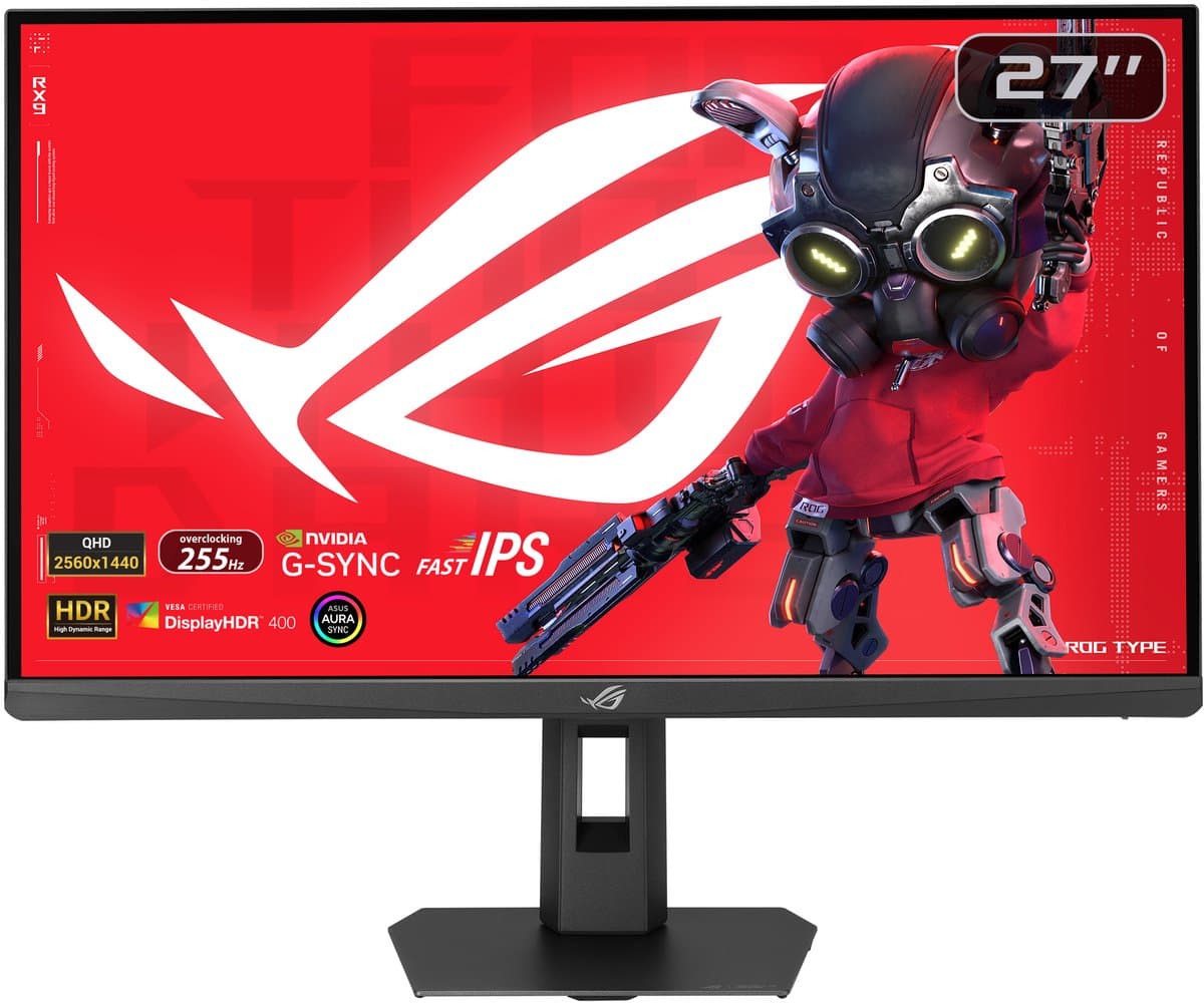 ASUS ROG Strix XG27ACMES - QHD Fast IPS Gaming Monitor - USB-C 15W - 255hz - 27 inch — afbeelding 1