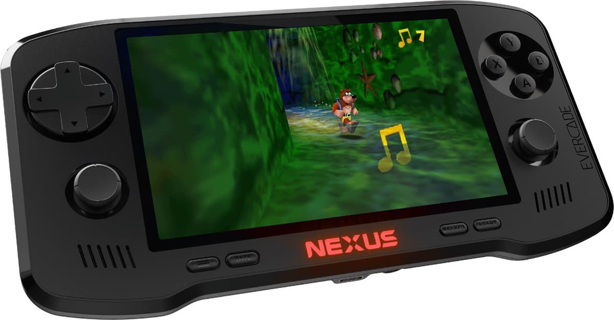 Evercade Nexus - Inclusief Carry Case - Banjo Kazooie & Banjo Tooie - Zwart — afbeelding 1