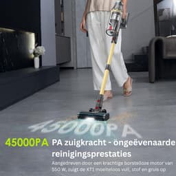 MKSS® Stofzuiger draadloos - Steelstofzuiger Snoerloos - Tapijtreiniger — thumbnail 4