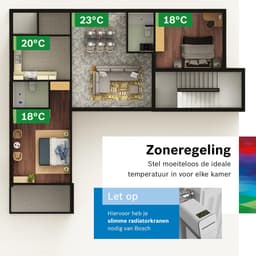 Bosch EasyControl slimme thermostaat - wit (bedraad) — thumbnail 7