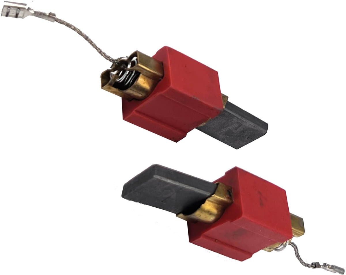 Multaparts® koolborstelset geschikt voor Miele wasmachine | In houder | Afmetingen van de koolborstel 10 x 4 mm | Alternatief voor 4297410, 4297411, 4297412, 4297413 — afbeelding 1