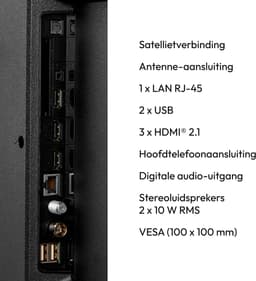 MEDION 108 cm (43 inch) QLED-tv (smart-tv, Dolby Vision HDR, VIDAA Store, Netflix, Prime Video, Disney+, DAZN, Paramount+, DTS X, Dolby Atmos, PVR, Bluetooth, MD 843600) — thumbnail 5