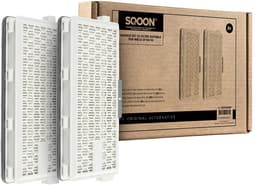 SQOON® HEPA Filterset o.a. geschikt voor Miele Air Clean - Complete C2 en C3 & Compact C1 en C2 stofzuigers - 2 STUKS - Gelijk aan model: SF-HA 50 — thumbnail 1