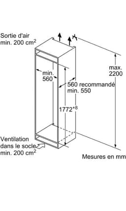 Bosch | KIN86VSE0 | inbouw koelvriescombinatie | 178 cm | Sleepdeur | NoFrost — thumbnail 12