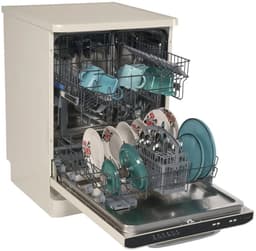 Fram FDW-VRR606BGE – Vrijstaand Vaatwasser – 12 Standen – 6 Wasprogramma’s – Retro Design – LED-Display – Halve Belading – AquaStop – 5 Jaar Garantie – Crème — thumbnail 8