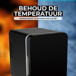 Denver Mini Koelkast - Koelen en Verwarmen - Skincare fridge - 12v Auto aansluiting - MFR404 — thumbnail 9
