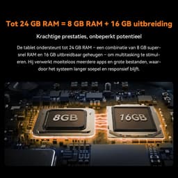 Blackview Active 5 - Tablet - 24GB RAM - 128GB ROM - Dual 4G SIM+WiFi - 8.68 inch - 6600mAh - Octa Core - Android 15 Bluetooth 5.2 - NFC - OTG - Zwart — thumbnail 3