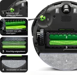 iRobot Roomba Combo® i8+ - Robotstofzuiger met Dweilfunctie - Zelfledigend - Ideaal voor Huisdieren - i8578 — thumbnail 2