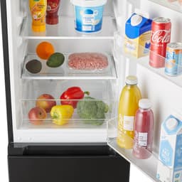 Inventum KV1500B Low Frost energiezuinige koel-vriescombinatie - 150 cm hoog - 174 liter - Energielabel D - Vrijstaand - Zwart — thumbnail 14