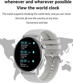DrPhone DTX Ultra2 – 1.43” AMOLED Smartwatch – Always-On Display – Belfunctie – Hartslag-, Bloeddruk- & Zuurstofmeter – Smartwatch met App – Rosegoud/Goud — thumbnail 17