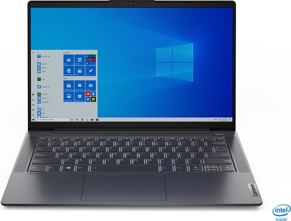 Lenovo IdeaPad 5 14ITL05 - Laptop - 14 inch Full HD - Intel Core i5‑1135G7 - 8GB DDR4 - 512GB SSD - Wi‑Fi 6 – Windows 11 Home - Grijs — afbeelding 1