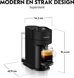 Krups Nespresso Vertuo Next XN910N - koffiecupmachine - mat zwart — thumbnail 10