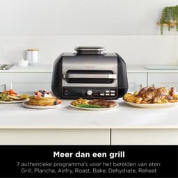 Ninja Foodi AG651EU Pro - Multifunctionele Grill en Airfryer - 7 Kookfuncties - Inclusief Extra Plancha Grillplaat en Braadthermometer — thumbnail 4