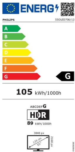 Philips 55OLED706/12 - 55 inch - 4K OLED - 2021 — thumbnail 2