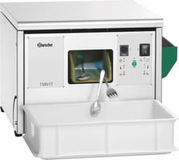 Bartscher Bestek Poleermachine RVS - 230V - Capaciteit 1.500 stuks p/uur - 510x440x345mm — thumbnail 1
