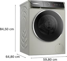 Bosch WGB2560X1 - Wasmachine - Voorbelading - 10 kg - 1600 RPM - Zilver - DE display — thumbnail 4