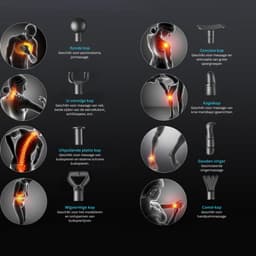 mavoa® Massage gun - massage pistool - theragun - Zwart — thumbnail 2