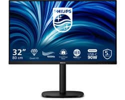 Philips 32B2U3601/00 computer monitor 80 cm (31.5") 2560 x 1440 Pixels Quad HD LCD Zwart