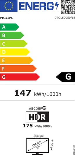 Philips 77OLED950/12 - 77 inch - 4K OLED - 2025 — thumbnail 2