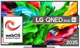 LG 55QNED86A3A - 55 inch - 4K - QNED Evo - 2025 - Buitenlands model — thumbnail 1