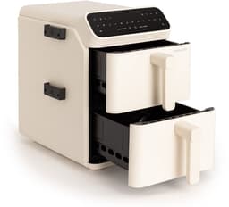 CREATE - 11,2 L Airfryer met dubbele laag en onafhankelijke bediening, Gebroken wit - AIR FRYER DUAL STACK — thumbnail 2