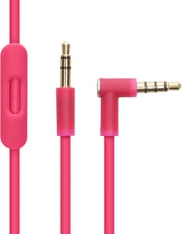 kwmobile koptelefoonkabel geschikt voor Beats Studio 3 / Solo 3 / Solo2 / Studio 2 / Studio 1 / Mixr - Reservekabel 150 cm - Met microfoon en volumeregelaar - 3,5 mm aansluiting — thumbnail 2