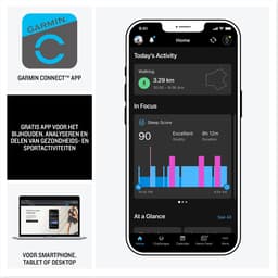 Garmin Instinct 3- Smartwatch - 45mm - AMOLED - Zwart & Blauw - Limited Edition — thumbnail 7