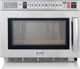 Sharp YB-S6192 Professionele inverter magnetron - 19 liter - 1800W - flatbed - RVS — thumbnail 1
