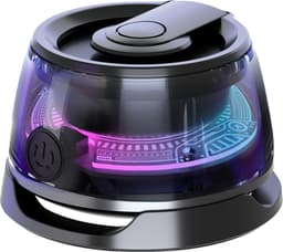 Cazy draadloze Bluetooth Mini Speaker - Magnetische Muziek Box - geschikt voor MagSafe - USB-C laden - 10h Luistertijd - LED-lampjes - Geschikt voor Hitster spel - Zwart — thumbnail 7