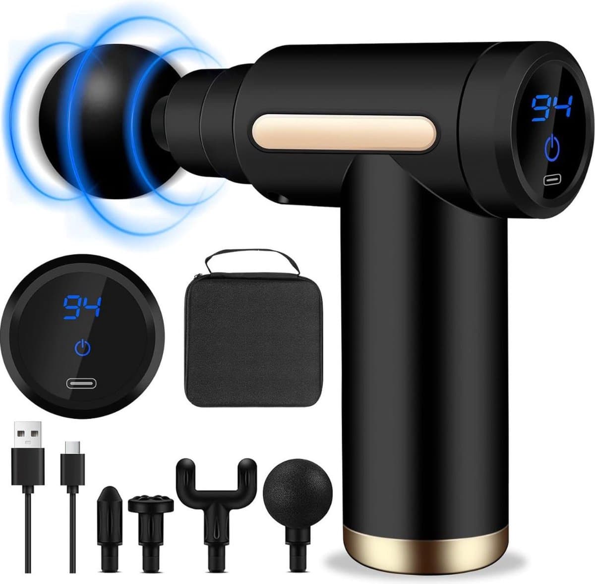 ApexArte® Massage Gun Professioneel - Massage Apparaat - Theragun — afbeelding 1