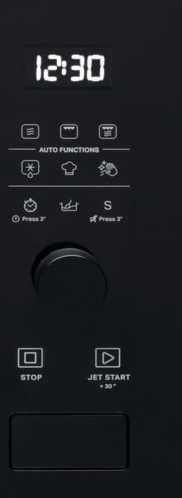 Whirlpool WMF201G - Inbouw magnetron - Grill-magnetron - 20 l - 800 W - Zwart, Roestvrijstaal — thumbnail 3