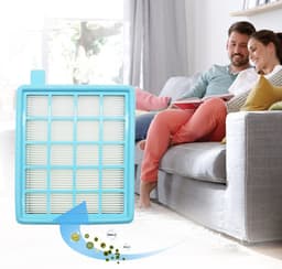 Filterset geschikt voor Philips PowerPro Compact / Active series FC8058/01 Schuim Foam Motor filter set — thumbnail 3