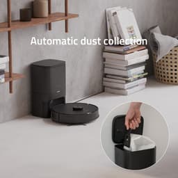 Hombli Slimme Robotstofzuiger - LiDAR Navigatie - Dweilen (300 ml) - No-Go Zones Anti-Val Sensor HEPA Filter - Compatibel met Alexa, Google en Siri- Alle vloeren - Zwart — thumbnail 12