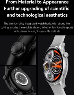 DrPhone DTX Ultra2 – 1.43 Inch AMOLED Smartwatch – Smartwatch Met Mobiele App – Always On Smartwatch – Volledige Belfunctie – Zuurstof/Hartslag/Bloeddruk meter - Zilver — thumbnail 13