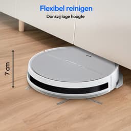 MEDION robotstofzuiger met dweilfunctie en systematische navigatie E35 SW (2000Pa zuigkracht, gyro-navigatie in systematische S-lijnen, 2 zijborstels en wandsensor) — thumbnail 4