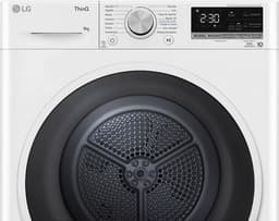 LG RH90V5AV6N, Vrijstaand, Voorlader, Warmtepomp, Wit, Knoppen, Touch, Rechts — thumbnail 8