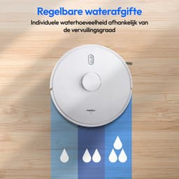 MEDION robotstofzuiger met lasernavigatie en wisfunctie X41 SW (krachtige 8000Pa zuigkracht, 2in1 robotstofzuiger, nauwkeurig in kaart brengen, Go & No Go zones, meerdere vloeren) — thumbnail 7