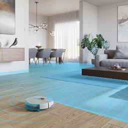 Philips HomeRun Aqua 7000 Series XU7000/02 - Robotstofzuiger met Dweilfunctie - Wit / Goud - App Connected — thumbnail 3
