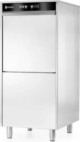 HENDI Vaatwasser voor pannen en trays – doseersysteem en afvoerpomp – 400V/7100W – 595x777x x(H)1335mm — thumbnail 1