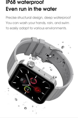 DrPhone iNX - Metalen Smartwatch Bluetooth Bellen - Microfoon - Hartslag - Stappen - Mannen / Vrouwen - IOS/Android - Zilver — thumbnail 15