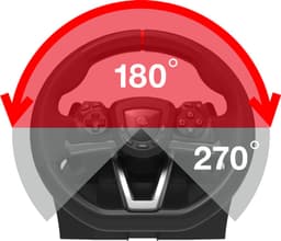 HORI - APEX Racing Wheel voor PlayStation®5, PlayStation®4 en PC - Officieel gelicentieerd door Sony — thumbnail 14